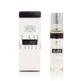 Perfume bottle and packaging with 'ANA ABIYEDI' branding on a white background