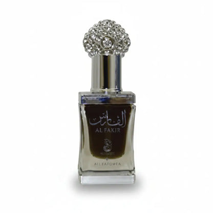 Perfume bottle with decorative cap on a white background Arabiyat - Al Faris | CPO 12ML | Unisex

