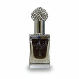 Perfume bottle with decorative cap on a white background Arabiyat - Al Faris | CPO 12ML | Unisex
