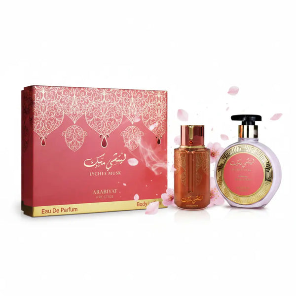 Lychee Musk EDP Gift Set – Arabiyat Prestige