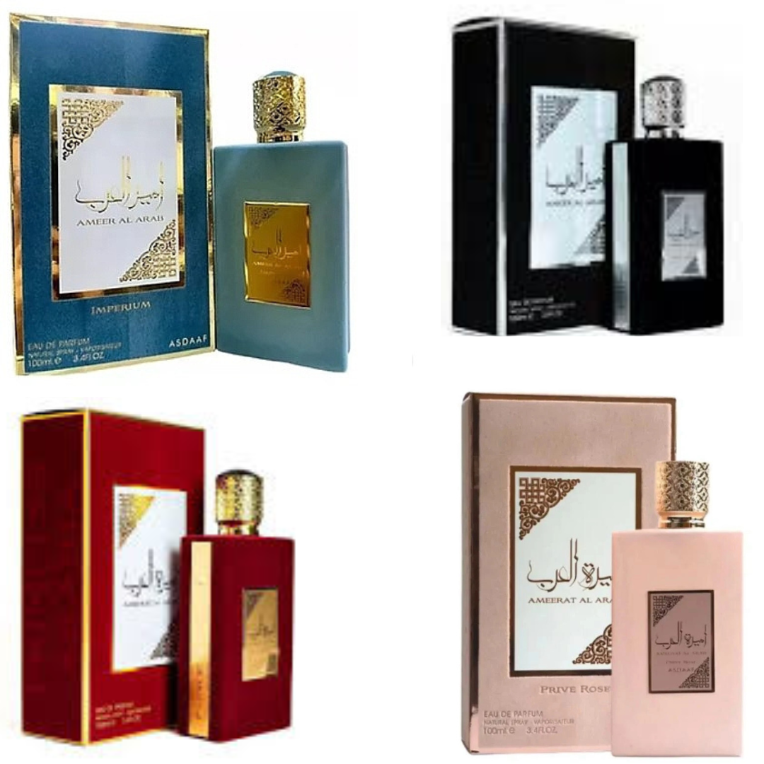 Asdaaf by Lattafa | Ameer Al Arab | Ameerat | Imperium EDP 100ml Set - Health & Beauty:Fragrances:Women’s Fragrances
