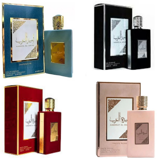 Asdaaf by Lattafa | Ameer Al Arab | Ameerat | Imperium EDP 100ml Set - Health & Beauty:Fragrances:Women’s Fragrances
