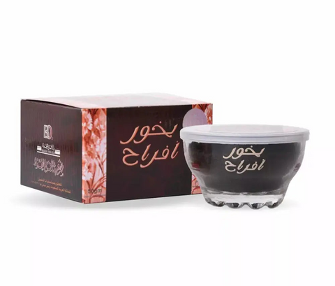 Bakhoor by Banafa 50g – Monica Bahraini Oud Rose Oudh – Arabic Incense بخور - Afrah (Celebration Blend) 50g – بخور
