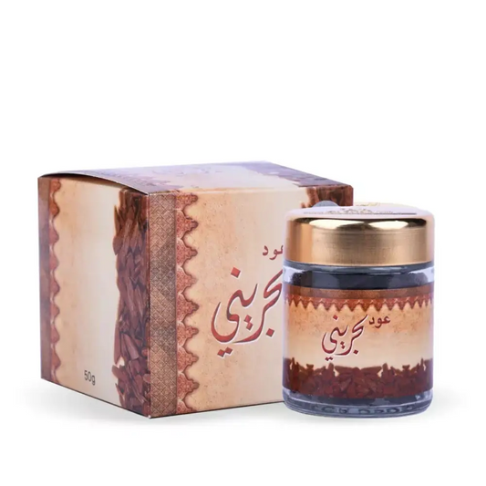 Bakhoor by Banafa 50g – Monica Bahraini Oud Rose Oudh – Arabic Incense بخور - Bahraini Oud 50g – عود بحريني - Home