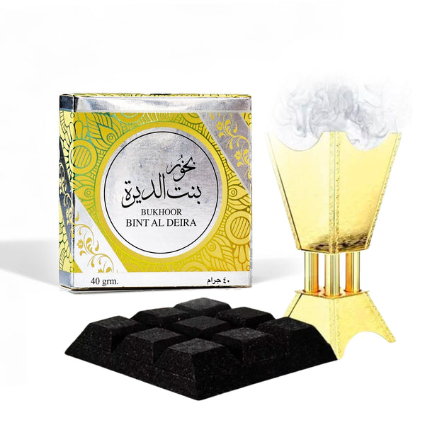 Bakhour Bint Al Deira – Woody Floral Incense 40g – Ard Al Zaafaran