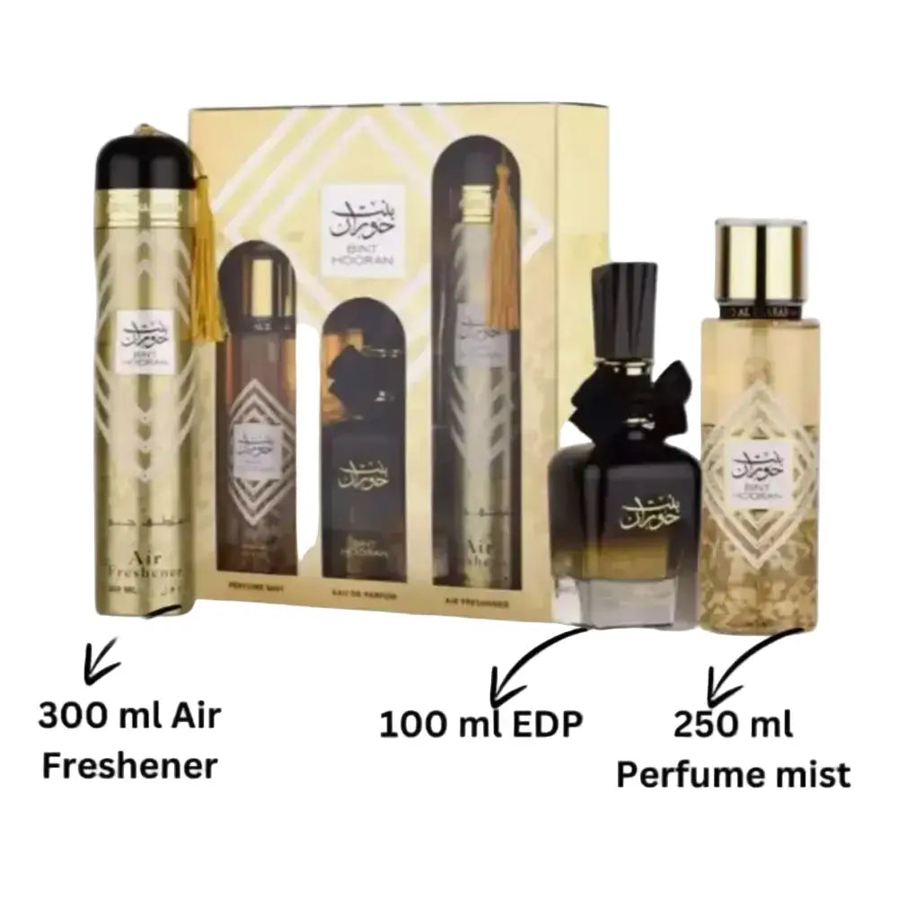 Bint Hooran 3 Piece Gift Set Collection – Ard Al Zaafaran