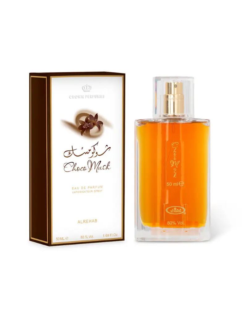Perfume bottle and packaging with 'Cheek Muck' branding on a white background