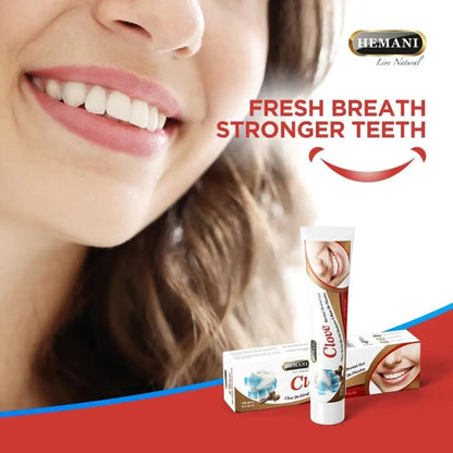 Clove Toothpaste Gel – Natural Herbal Formula for Gum Health & Fresh Breath - Health & Beauty:Oral Care:Toothpaste