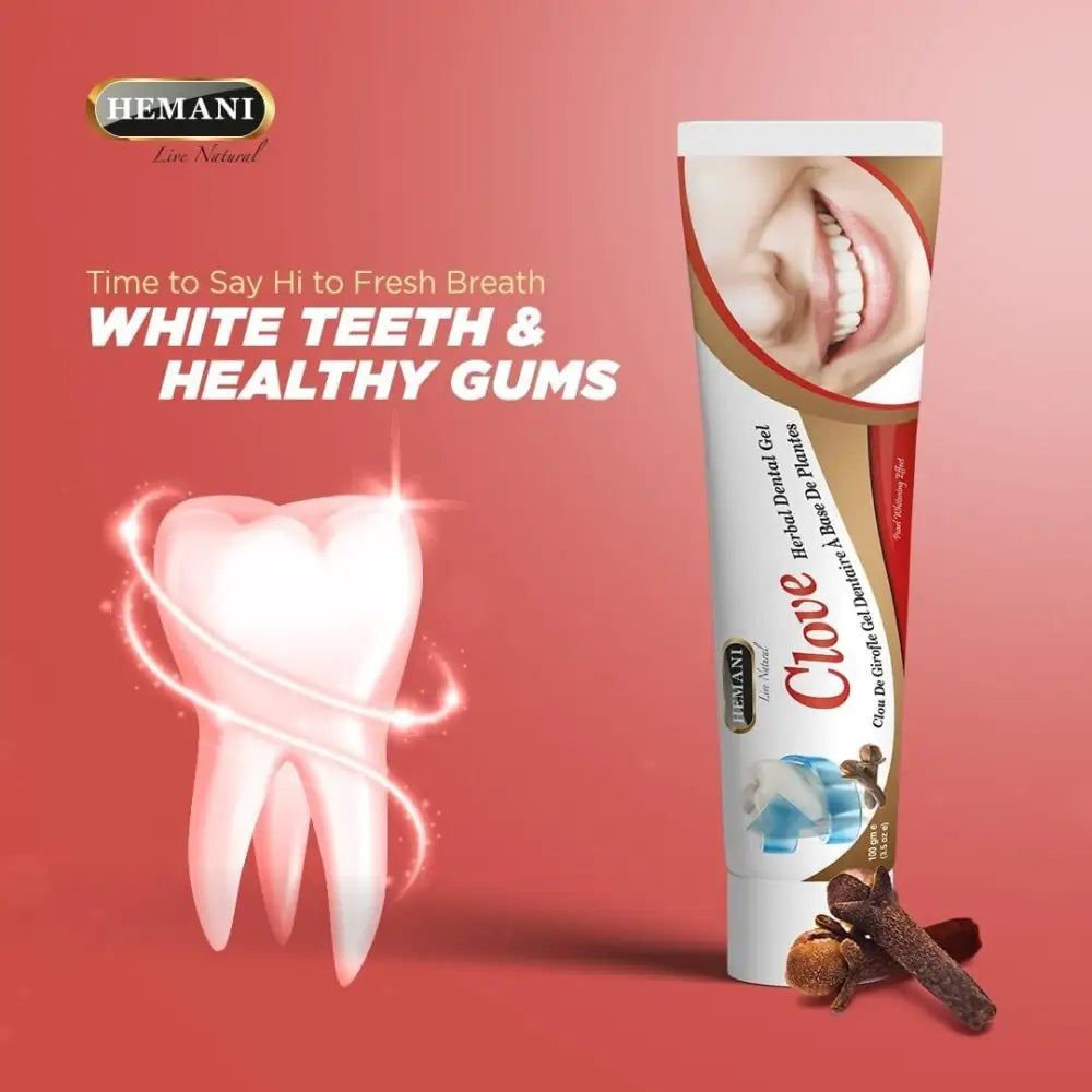 Clove Toothpaste Gel – Natural Herbal Formula for Gum Health & Fresh Breath - Health & Beauty:Oral Care:Toothpaste