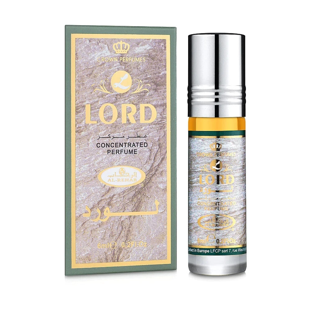 Concentrated Perfume Al Rehab 6ml Rollon Fragrance Gift/Halal - Lord لورد - Health & Beauty:Fragrances:Unisex Fragrances