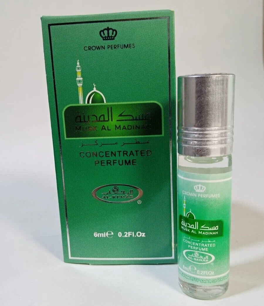 Concentrated Perfume Al Rehab 6ml Rollon Fragrance Gift/Halal - Musk Al Madinah مسك المدينة - Health &