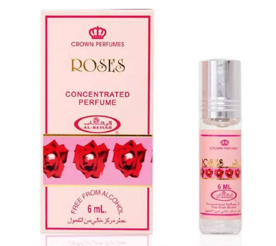 Concentrated Perfume Al Rehab 6ml Rollon Fragrance Gift/Halal - Roses ورد - Health & Beauty:Fragrances:Unisex Fragrances