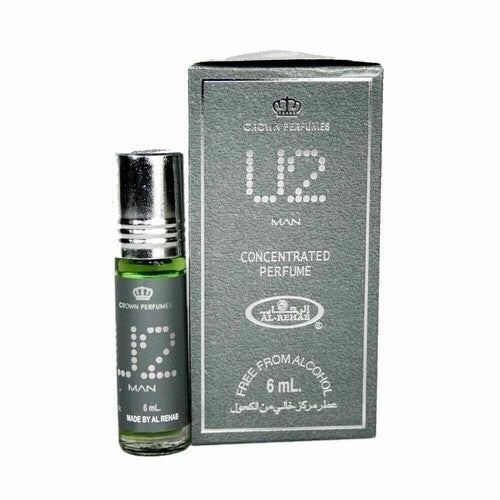 Concentrated Perfume Al Rehab 6ml Rollon Fragrance Gift/Halal - U2 MAN يوتومان - Health & Beauty:Fragrances:Unisex