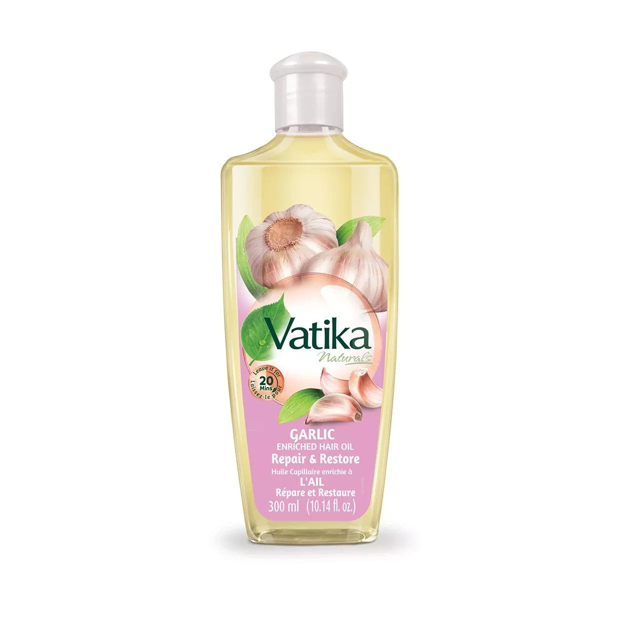 Dabur Vatika Natural Hair Oil – Almond Garlic Olive – Hair Growth Repair & Mo - Dabur Vatika Garlic Enriched Hair Oil