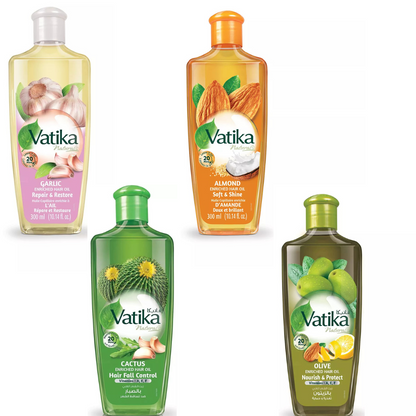 Dabur Vatika Natural Hair Oil – Almond Garlic Olive – Hair Growth Repair & Mo - Health & Beauty:Hair Care &