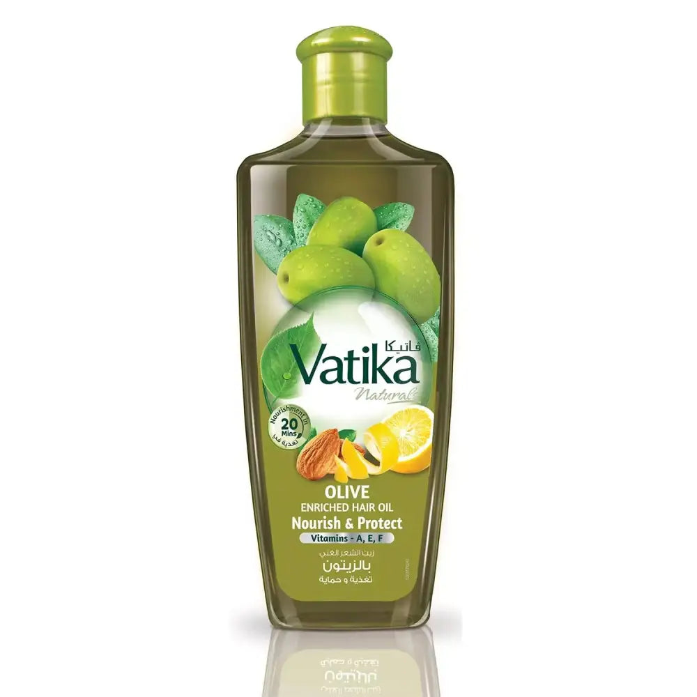 Dabur Vatika Natural Hair Oil – Almond Garlic Olive – Hair Growth Repair & Mo - Dabur Vatika Olive Enriched Hair Oil