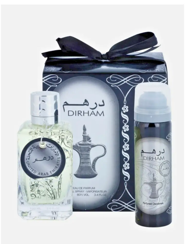 Dirham Silver EDP 100ml + Body Spray 50ml – Ard Al Zaafaran