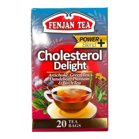 Fenjan Organic Herbal Tea | 20 Bags | Detox Slim Relax & Moreشاي أعشاب علاجي - Cholestol Delight - Home Furniture &