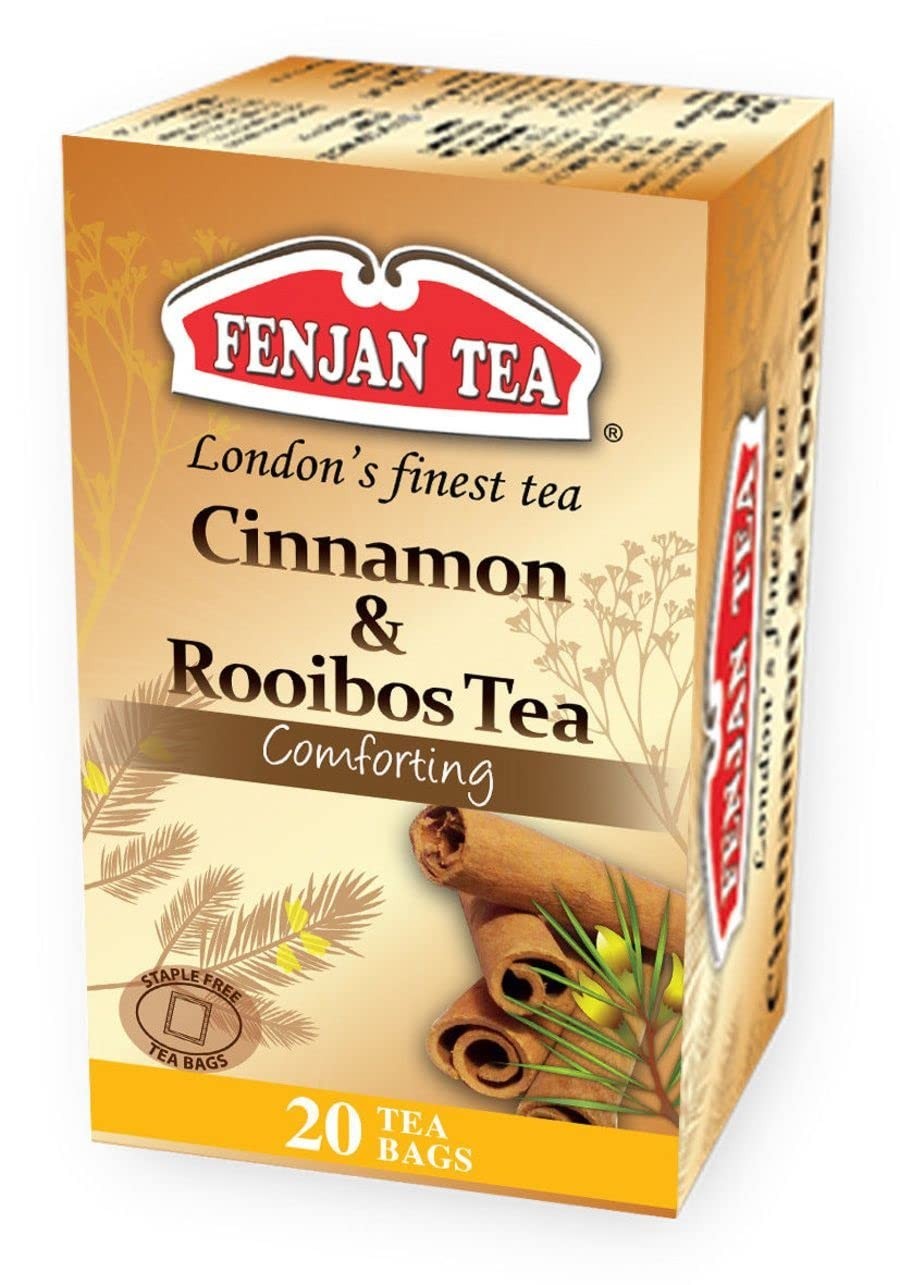 Fenjan Organic Herbal Tea | 20 Bags | Detox Slim Relax & Moreشاي أعشاب علاجي - Cinnamon & Rooibos Tea - Home Furniture