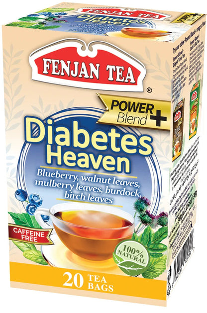 Fenjan Organic Herbal Tea | 20 Bags | Detox Slim Relax & Moreشاي أعشاب علاجي - Diabetes Heaven - Home Furniture &