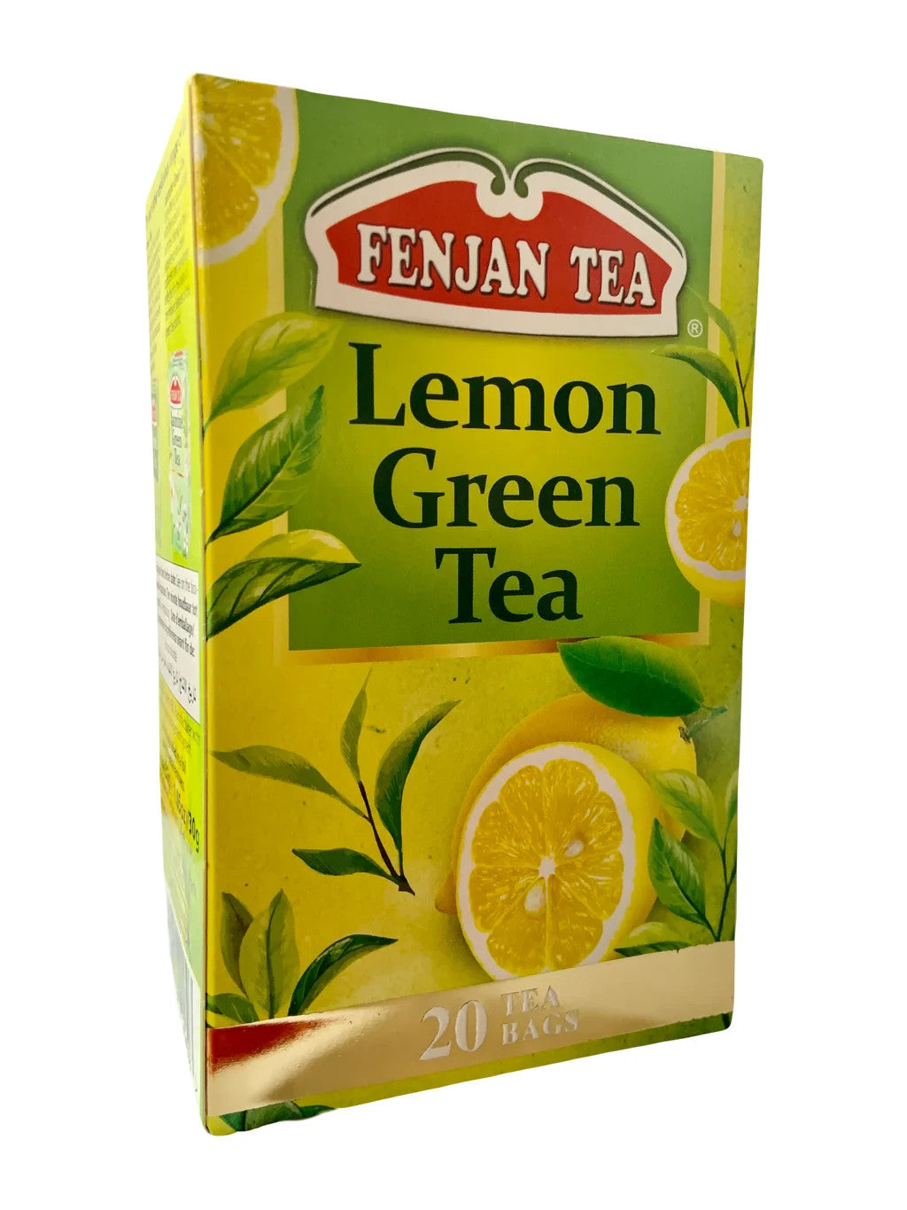 Fenjan Organic Herbal Tea | 20 Bags | Detox Slim Relax & Moreشاي أعشاب علاجي - Lemon Green Tea - Home Furniture &