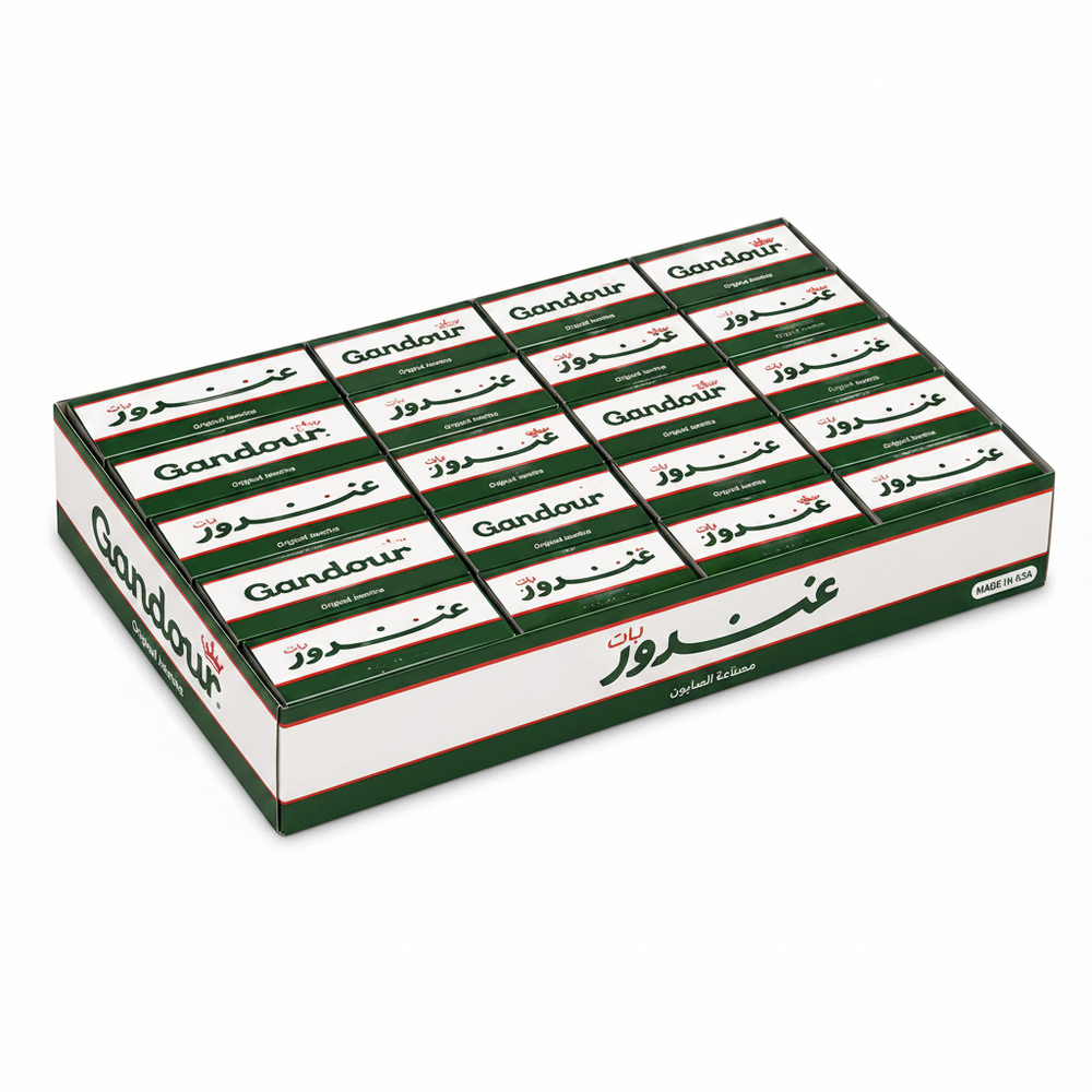Gandour Mastic Chewing Gum – Jasmine Flavour | Display Box 75 Pcs – Gandour