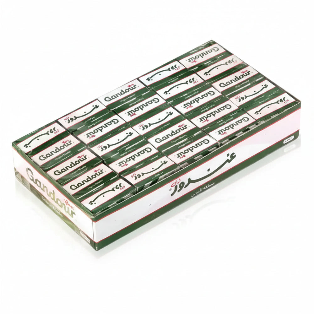 Gandour Mastic Chewing Gum – Jasmine Flavour | Display Box 75 Pcs – Gandour