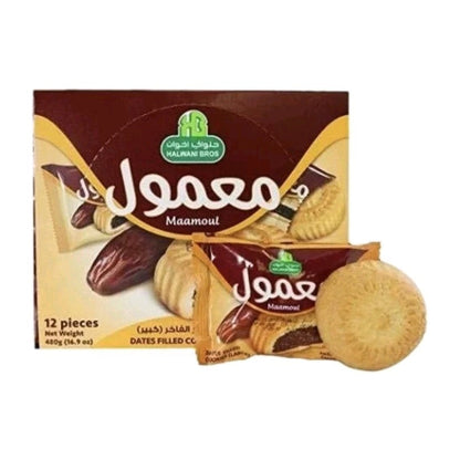 Halawani Bros Maamoul Cookies with Dates | Whole Wheat or Classic معمول حلواني - Home Furniture & DIY:Food & Drink:Food