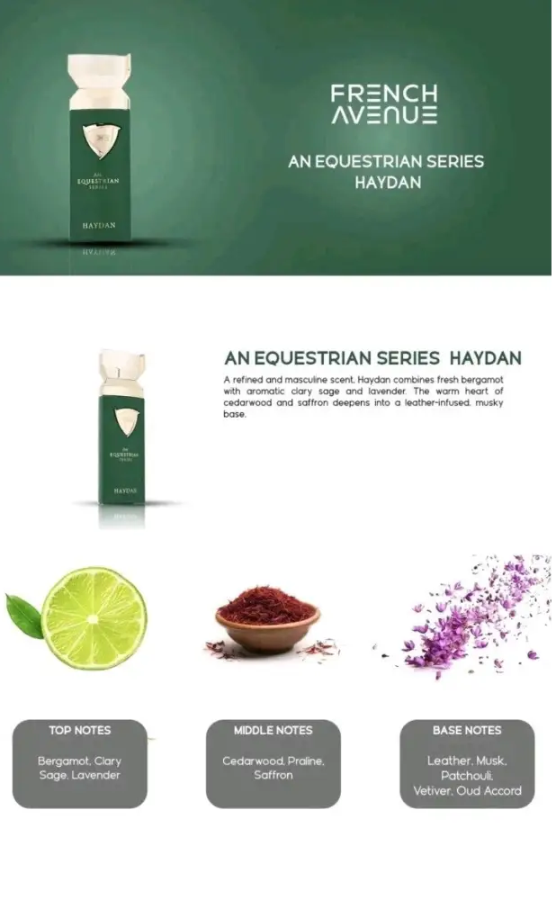 Haydan Equestrian Series Perfume 100ml EDP French Avenue
