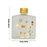 Empty Zamzam Glass Bottle 100ml – Umrah Mubarak Gift