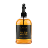 Surrati Royal Oud Luxury Fabric Freshener 500ml - side view with trigger spray
