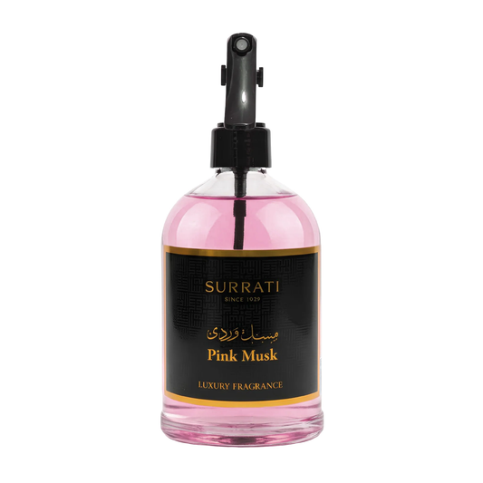 Surrati Pink Musk fragrance bottle on a white background