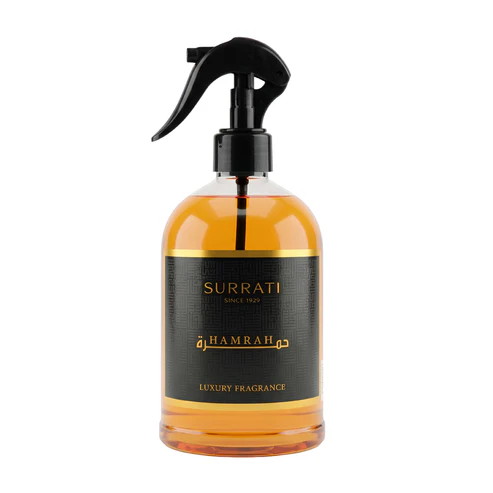 Surrati Hamrah Luxury Fabric Freshener 500ml - front view with trigger spray