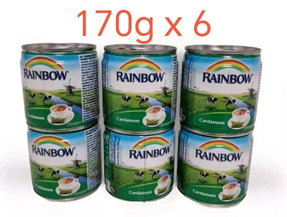 Kbous Tea – Fine Loose Black Green,Bags,Ceylon شاي الكبوس FreeShip حليب ابوقوس - Rainbow Milk Cardamom x 6 - Home