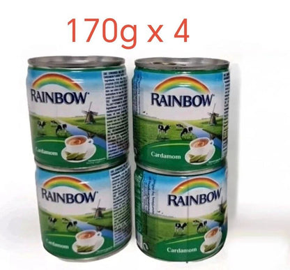 Kbous Tea – Fine Loose Black Green,Bags,Ceylon شاي الكبوس FreeShip حليب ابوقوس - Rainbow Milk Cardamom x 4 - Home