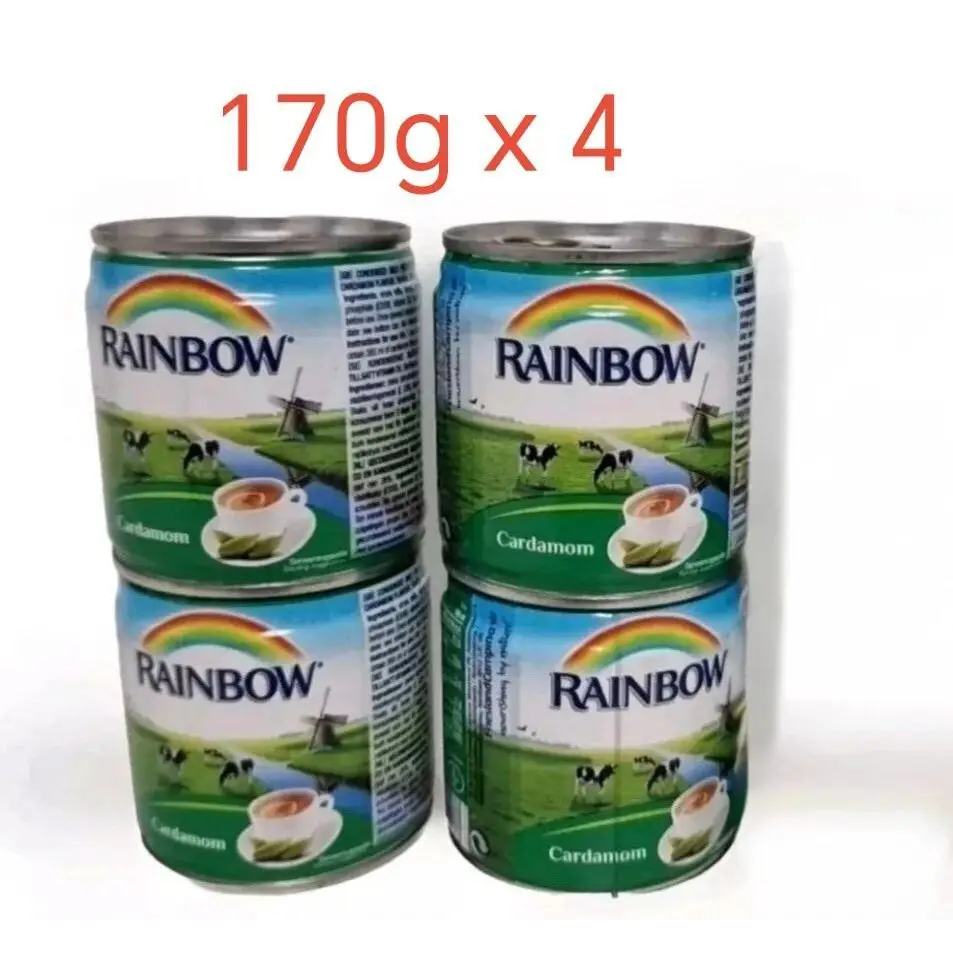 Kbous Tea – Fine Loose Black Green,Bags,Ceylon شاي الكبوس FreeShip حليب ابوقوس - Rainbow Milk Cardamom x 4 - Home