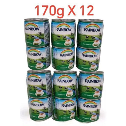 Kbous Tea – Fine Loose Black Green,Bags,Ceylon شاي الكبوس FreeShip حليب ابوقوس - Rainbow Milk Cardamom x 12 - Home