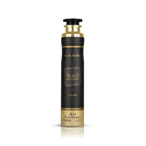 Khamrah air freshener 300ml black and gold can with Arabic script