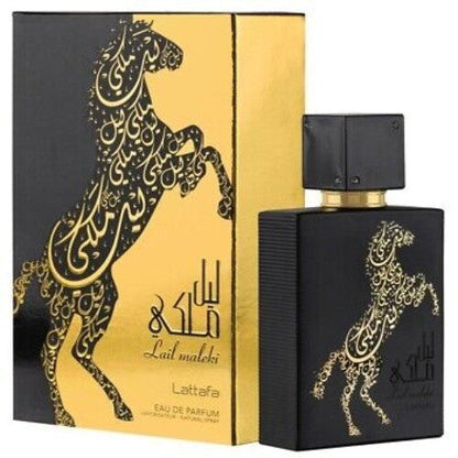 Lail Maleki & Oud Lail Maleki by Lattafa 100ml EDP | Unisex Perfume Spray | Health & Beauty:Fragrances:Unisex Fragrances