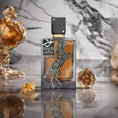 Lail Maleki & Oud Lail Maleki by Lattafa 100ml EDP | Unisex Perfume Spray | Health & Beauty:Fragrances:Unisex Fragrances