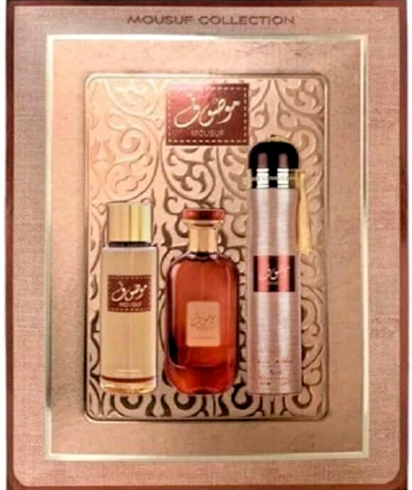 Luxury Arabic Fragrance Gift Set – 3pcs by Ard Al Zaafaran | Free UK Delivery - Mousuf Collection - Health &