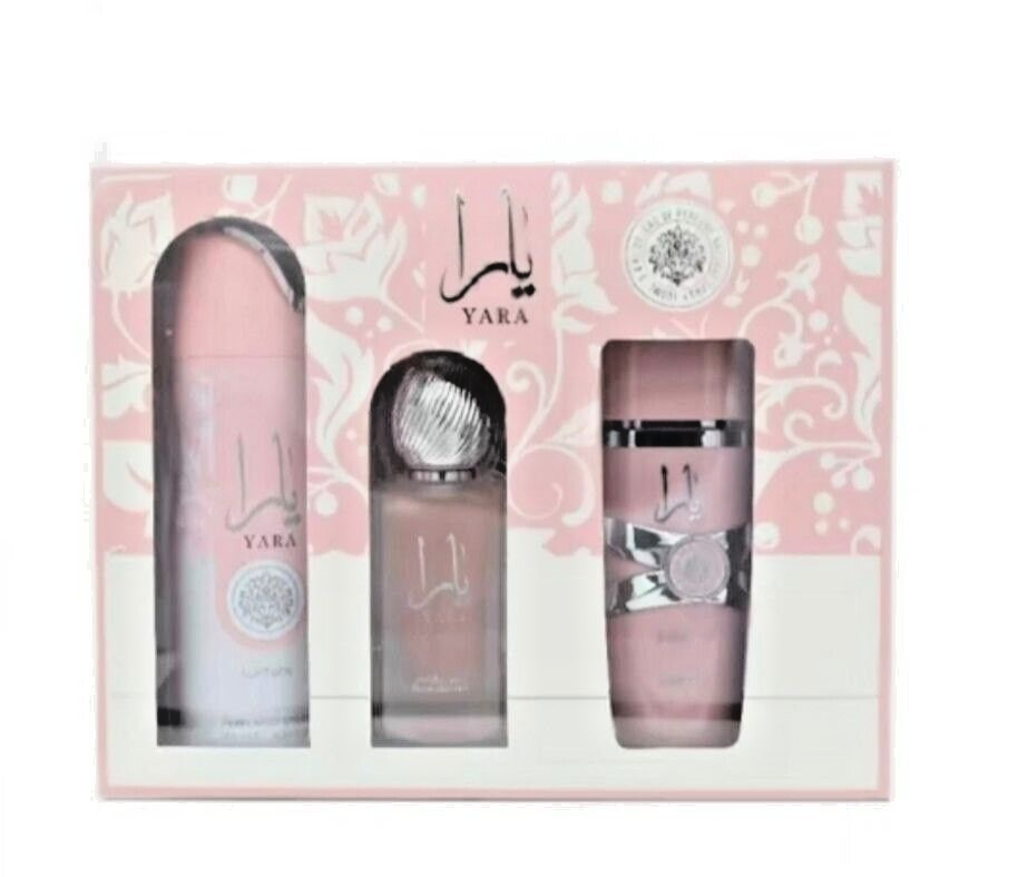 Luxury Arabic Fragrance Gift Set – 3pcs by Ard Al Zaafaran | Free UK Delivery - Yara Collection - Health &