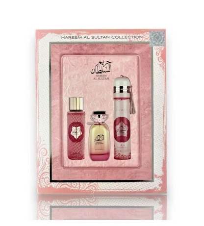 Luxury Arabic Fragrance Gift Set – 3pcs by Ard Al Zaafaran | Free UK Delivery - Hareem Al Suultan Collection - Health &