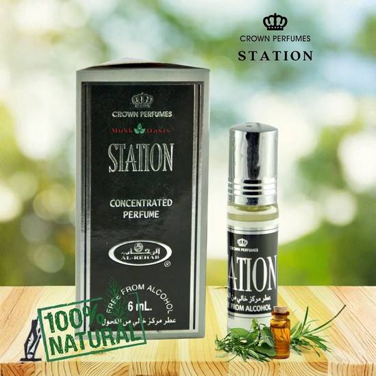 Station Marine Amber 6ml Perfume Oil – Al-Rehab