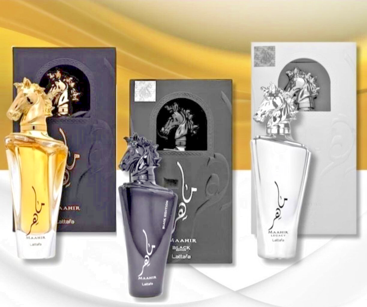 Maahir by Lattafa 100ml EDP Perfume | Original Gold Legacy | Unisex Arabian - Health & Beauty:Fragrances:Unisex
