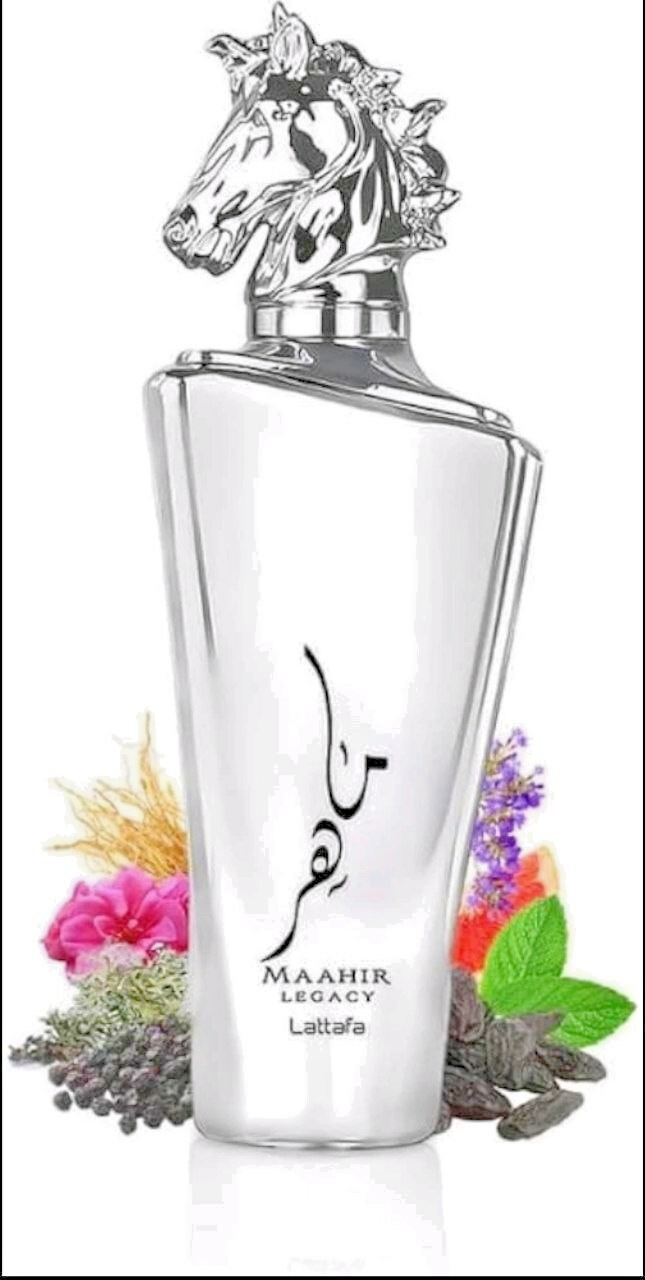 Maahir by Lattafa 100ml EDP Perfume | Original Gold Legacy | Unisex Arabian - Legacy (Silver Edition) - Health &