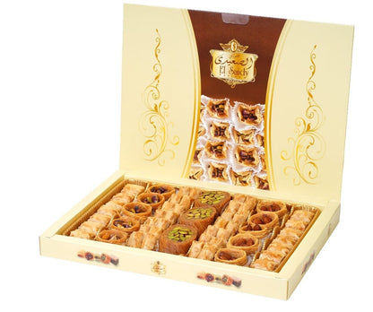Middle Eastern Sweets–9 Boxes of Kahk Baklava Cookies&Nut Bars (Natural)حلويات - Mixed Oriental Sweet بقلاوة شرقيه