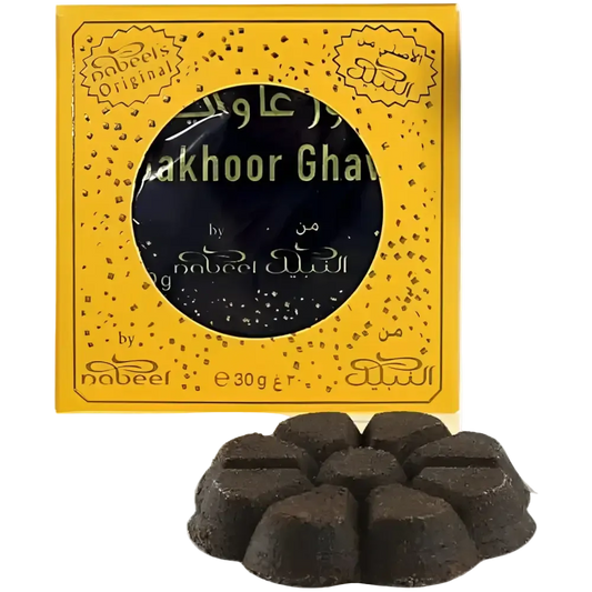 Nabeel Bakhoor 40g Oud Incense UK Arabian Bakhoor for Home Luxury Oud Scent, - Bakhoor Ghawi - Home Furniture &
