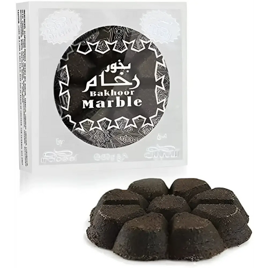 Nabeel Bakhoor 40g Oud Incense UK Arabian Bakhoor for Home Luxury Oud Scent, - Bakhoor Marble - Home Furniture &