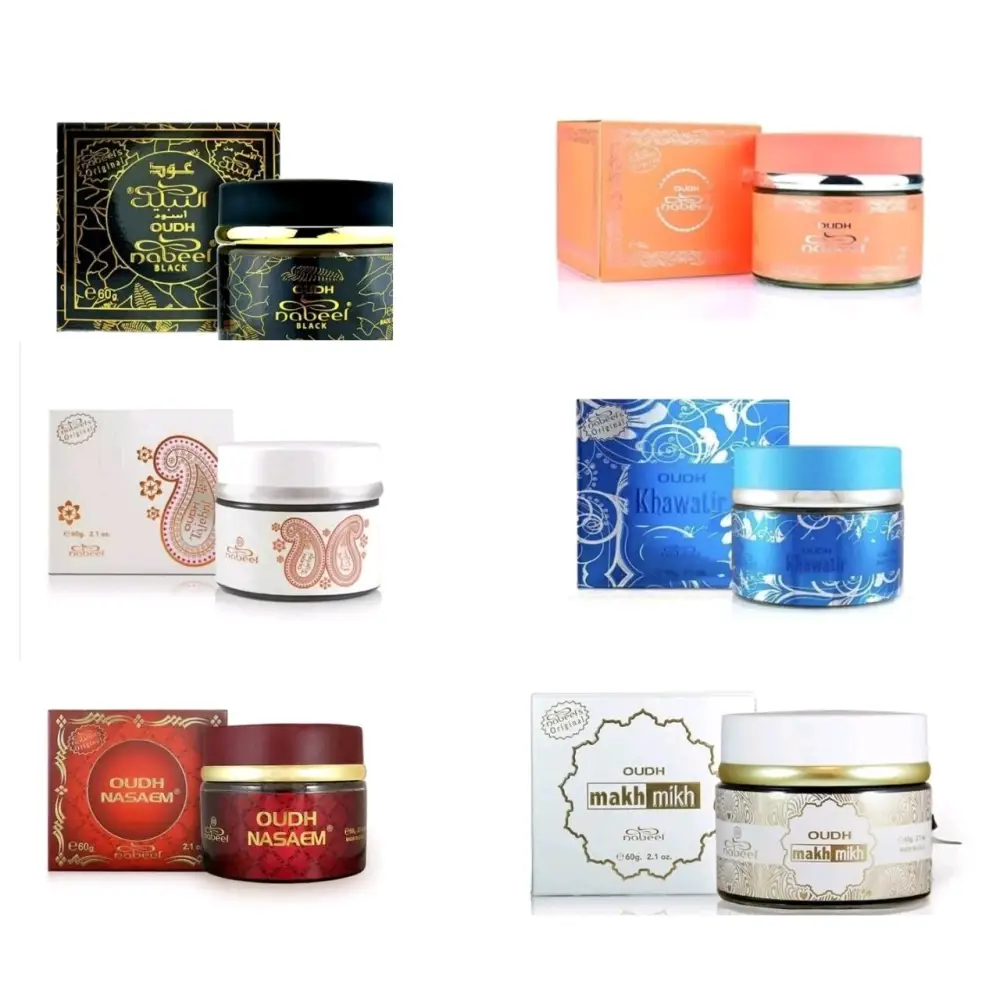 Nabeel Oud Bakhoor 60g – Arabian Incense for Home–Free Shipping بخورعود النبيل - Home Furniture & DIY:Candles & Home